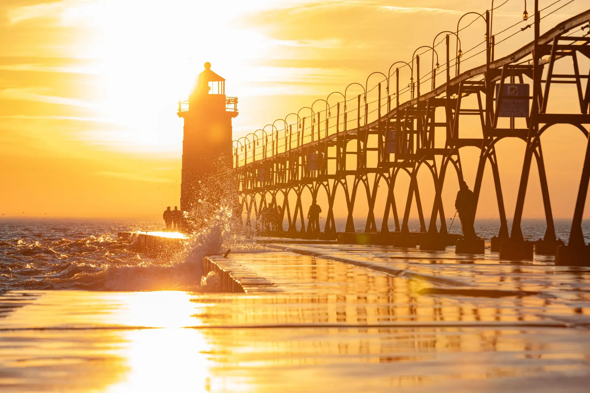 South Haven at Golden Hour